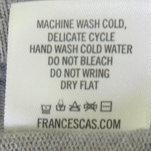 Jun & Ivy XS Light Gray Knit Flutter Sleeve Pocket Top Tee Shirt - Style# 4456 - Picture 5 of 14